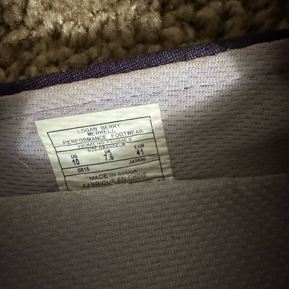 Merrell Purple and Gray Casual Flats - Picture 4 of 6